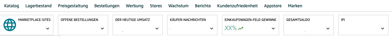 KPIs im Seller Central. Fokus: Einkaufswagenfeld